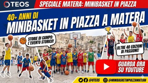 MINI BASKET IN PIAZZA - MATERA - SKY SPORT - OTEOS